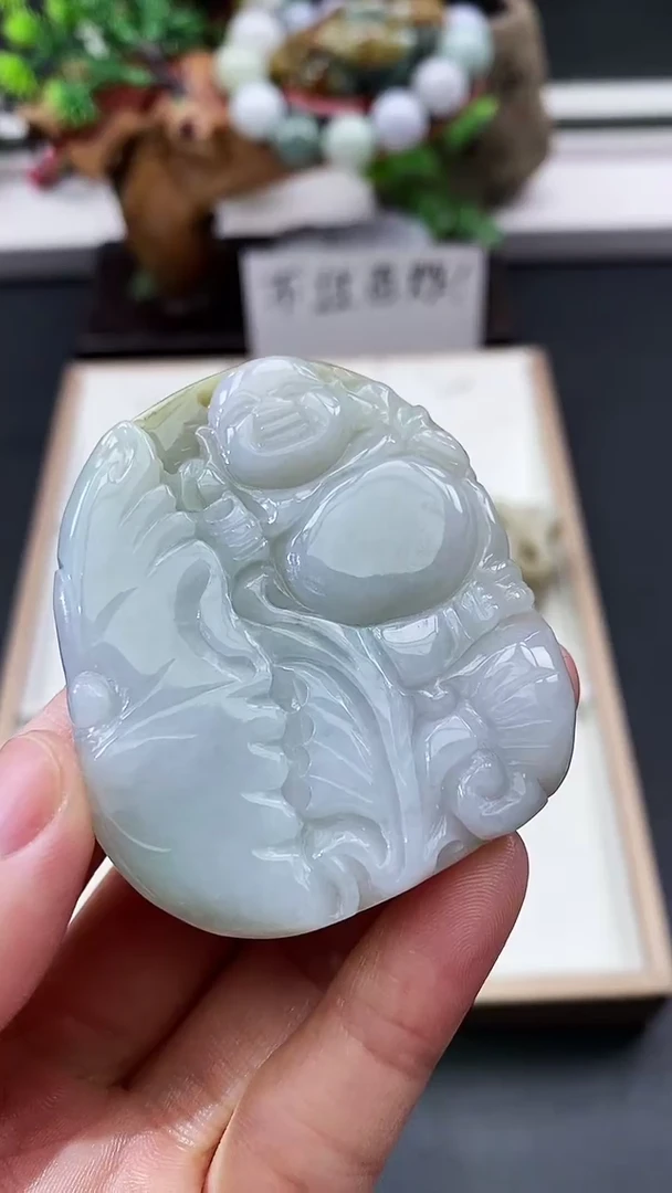 颈饰未镶嵌翡翠天然缅甸A货翡翠