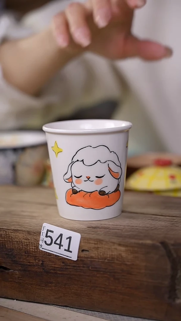 【闪购商品】瓷片设计师款卡通十二生肖主人杯