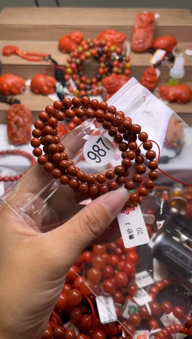 【闪购商品】南红玛瑙珠宝奇石未镶嵌987-6+