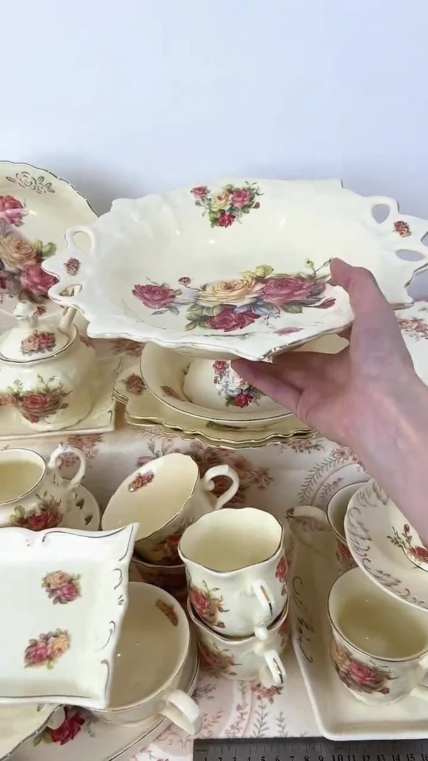 陶瓷陶瓷大高脚果盘