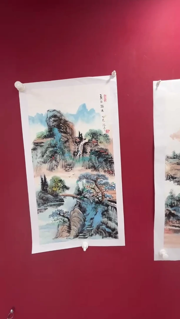 国画黄德中老师两平尺