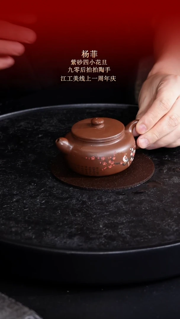 茶壶紫砂东坡紫砂甄选紫砂壶—杨菲