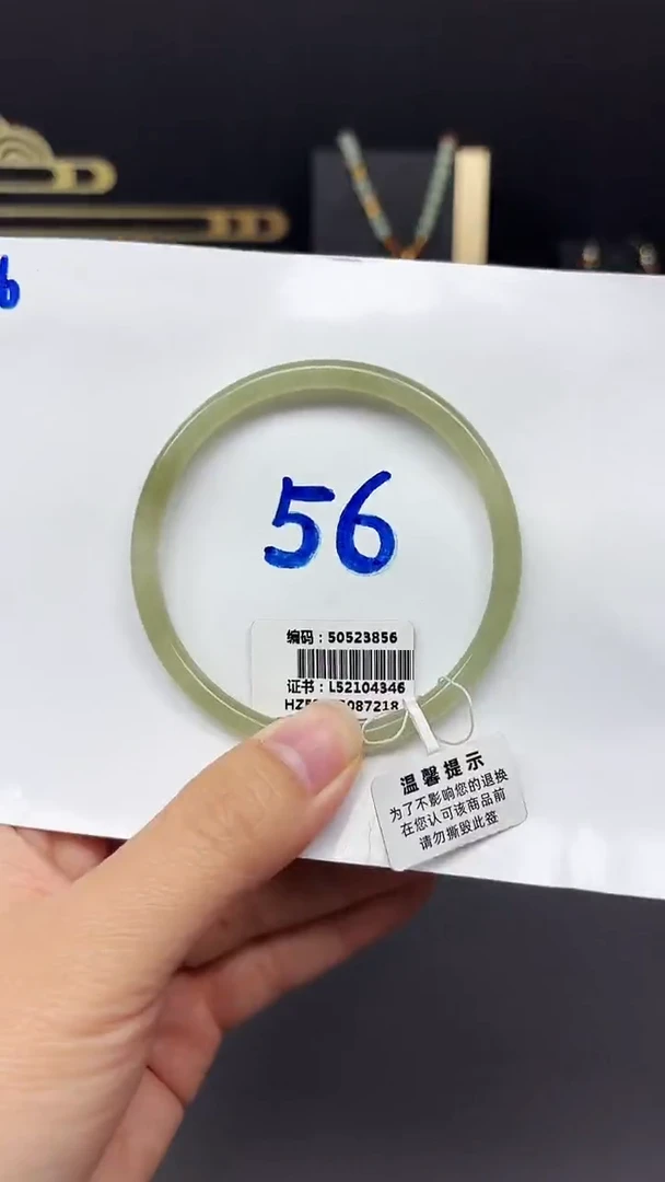 未镶嵌手镯和田玉3856