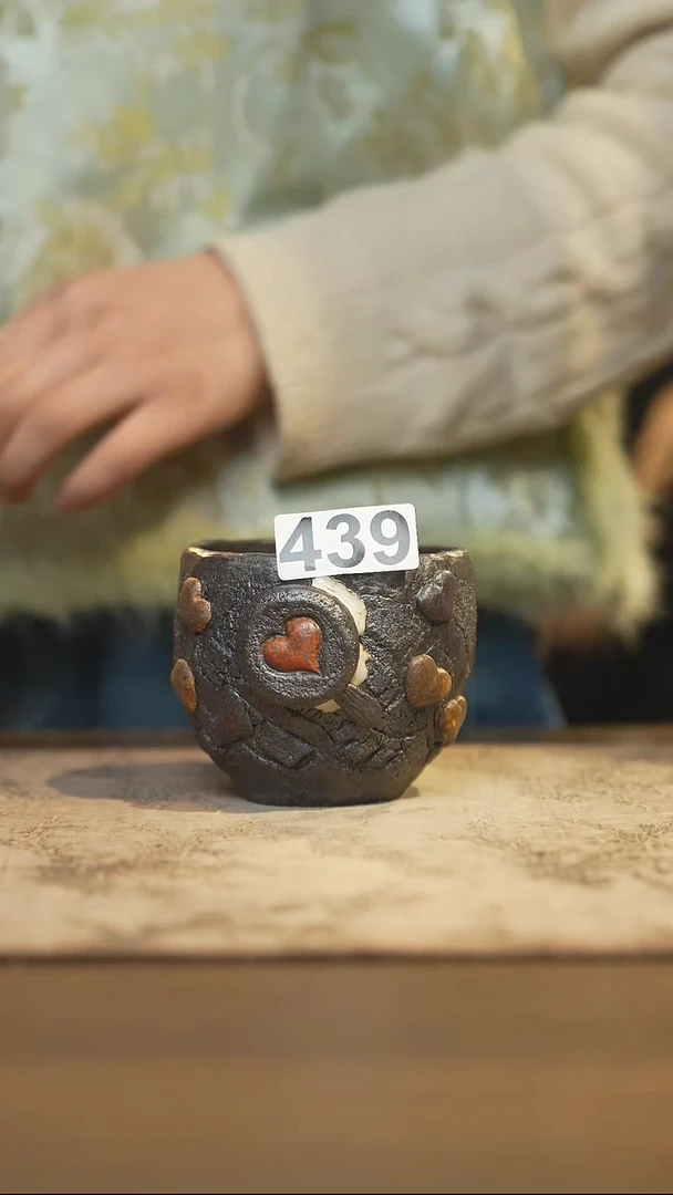 陶瓷茶器茶具主人杯439微瑕