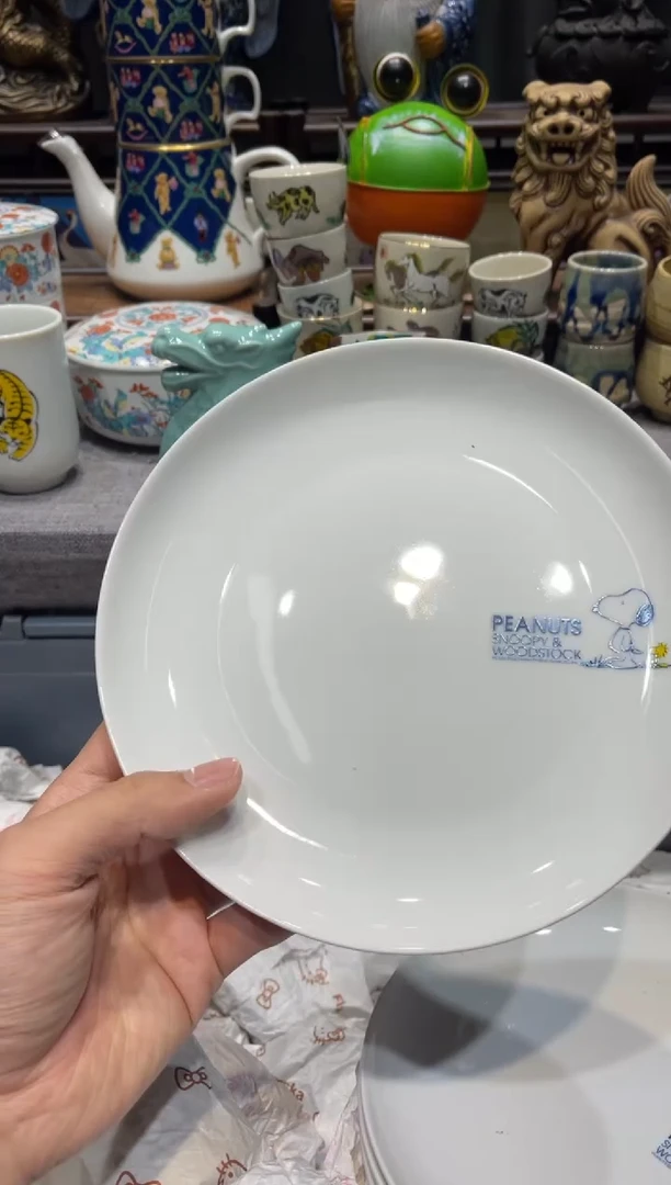 瓷片史努比盘子盘子