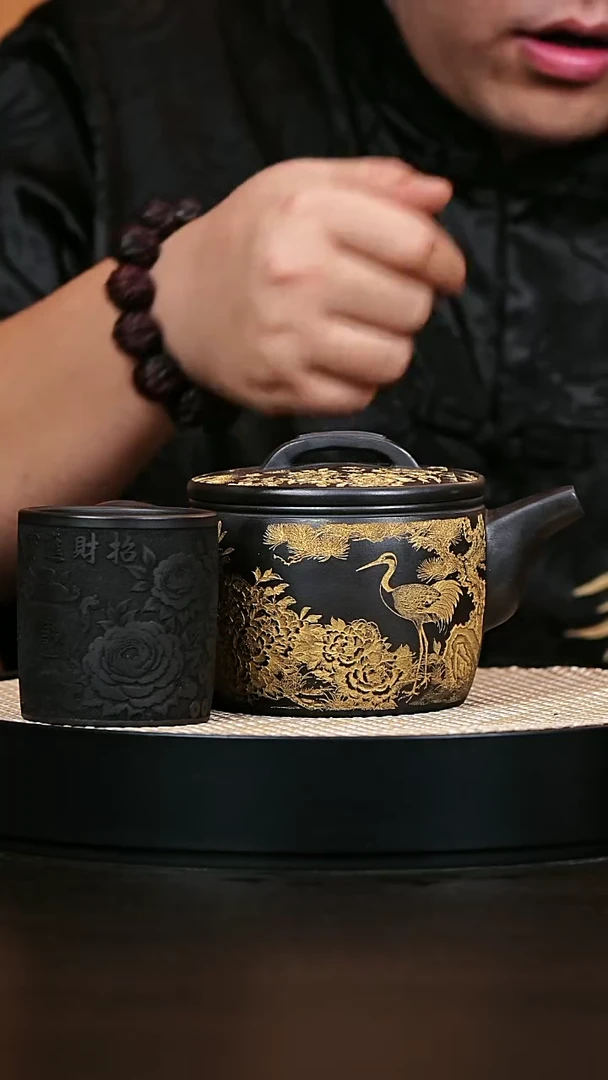 茶壶紫砂汉瓦 石黄