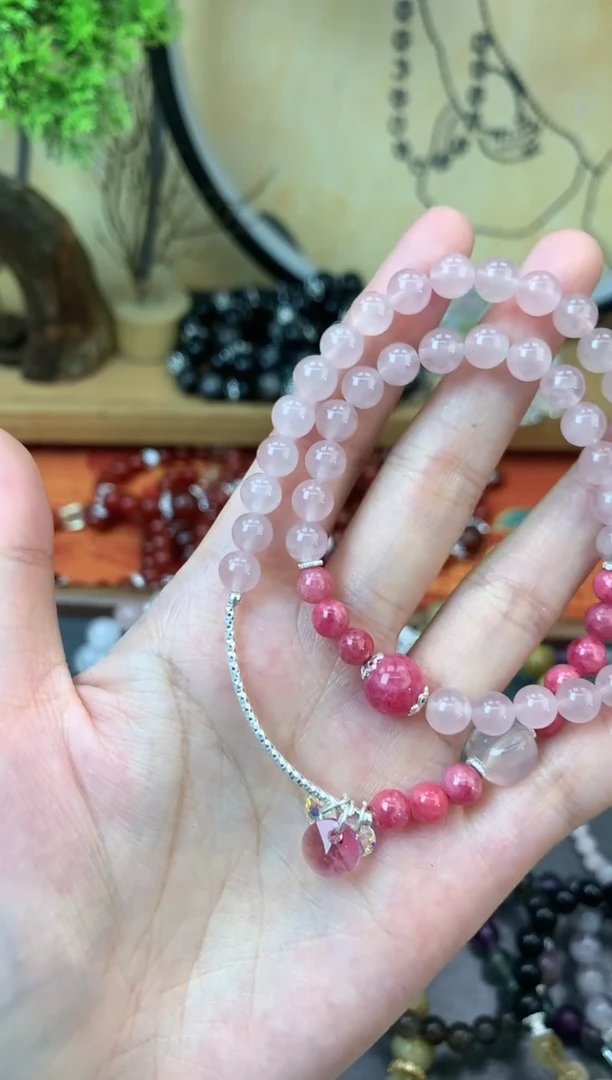 【闪购商品】水晶手链银S925镶嵌1285手串