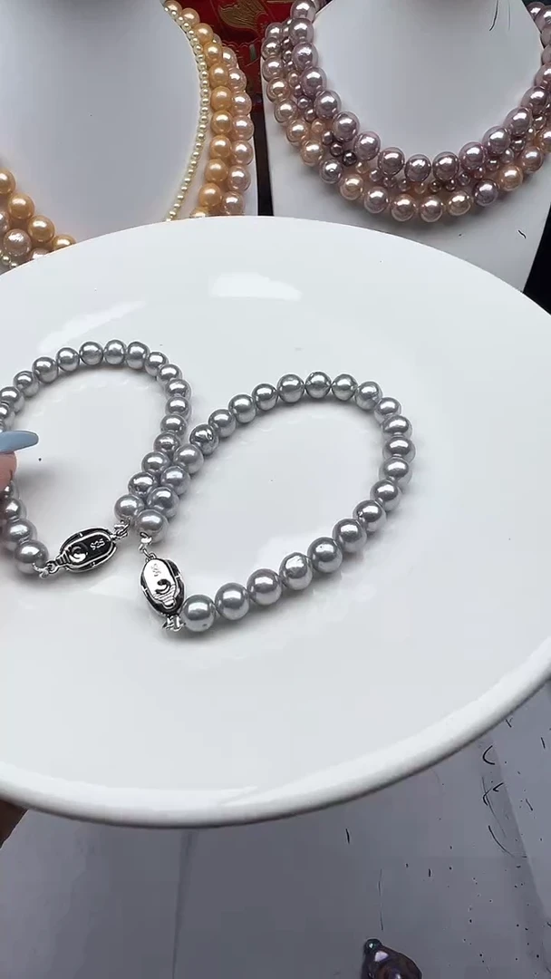 淡水珍珠未镶嵌颈饰1