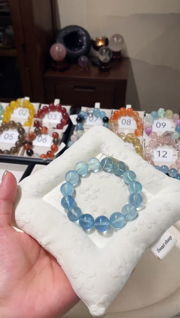 未镶嵌手链水晶果****2【拍10单发1串】错拍默认发随机一颗珠子