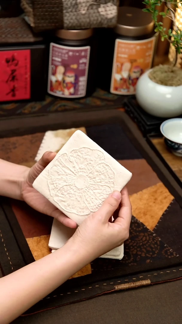 织绣Cici手作刺子绣茶席-632