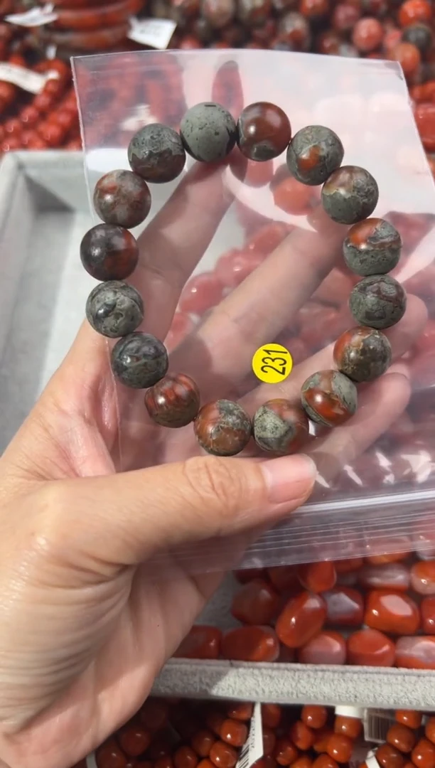 南红玛瑙手串未镶嵌14