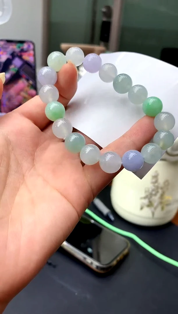 未镶嵌手串翡翠353-中国好珍宝