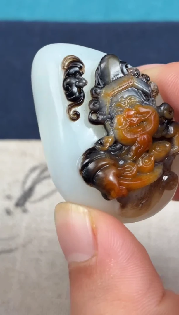 颈饰未镶嵌和田玉笑**湖1.3GZ多样性拍一发一222