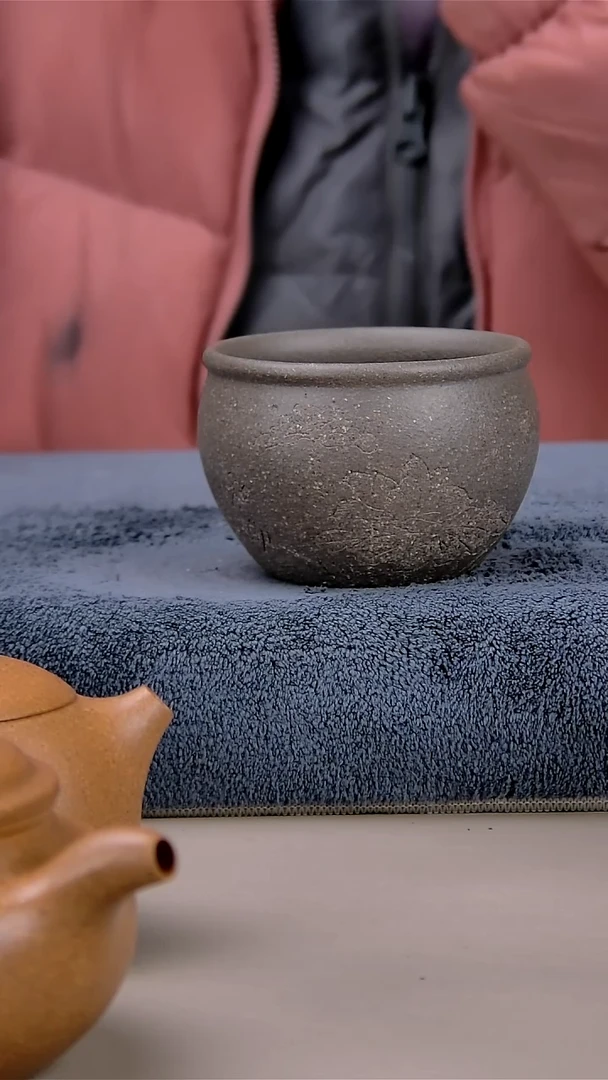 【闪购商品】紫砂茶壶200蟹壳清杯子