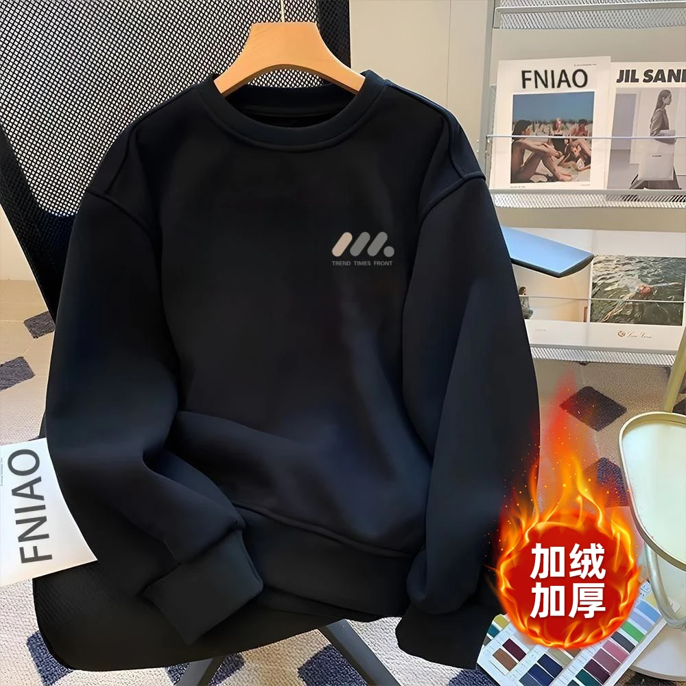 TUCANO/啄木鳥厚款长袖大码男士印花长袖卫衣潮流加厚ins加绒学生