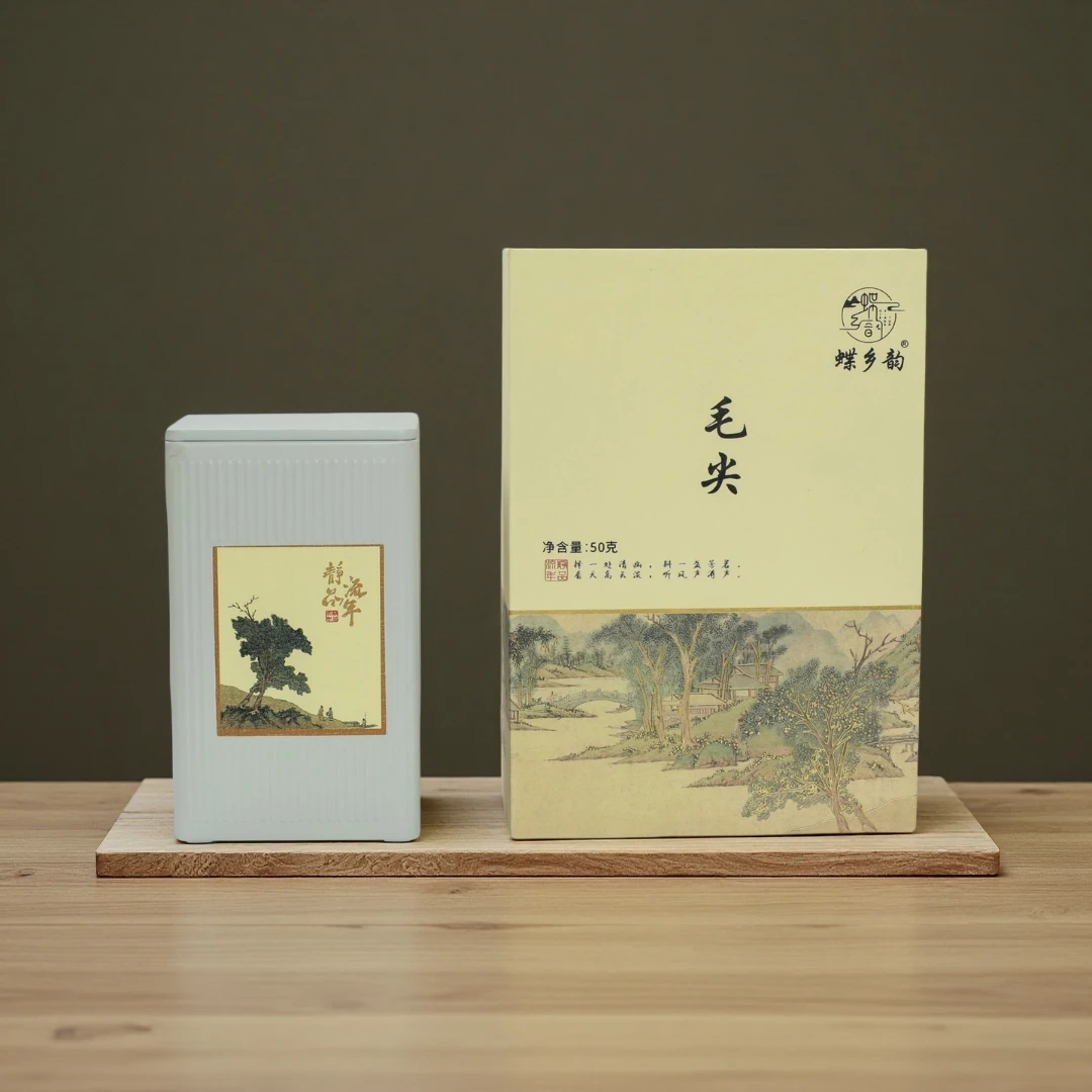 云南大叶种生态白茶（毛尖）蝴蝶谷 白毫银针