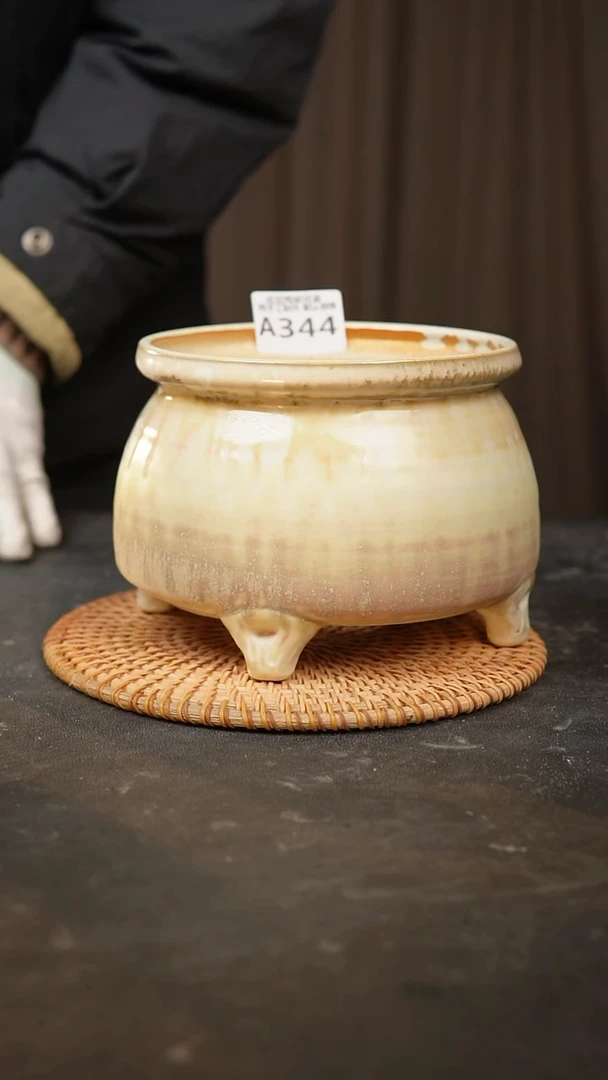 【闪购商品】瓷片景德镇手工陶瓷花盆
