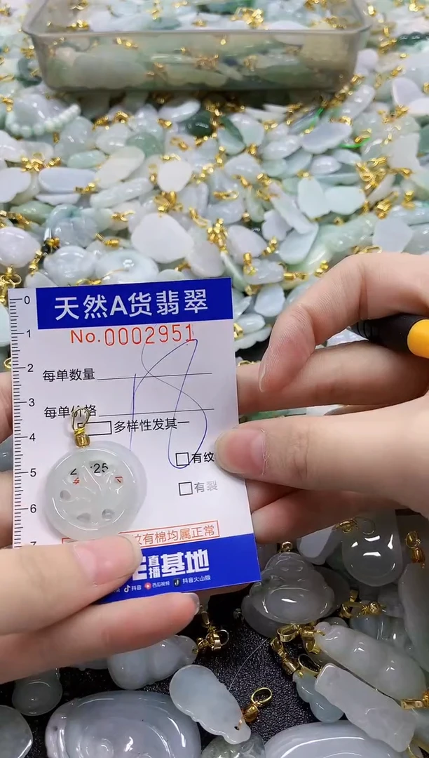 颈饰未镶嵌翡翠天然A货翡翠