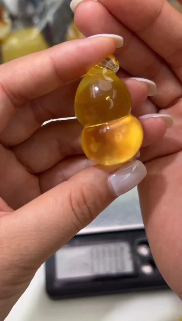 裸石琥珀未镶嵌琥珀蜜蜡吊坠