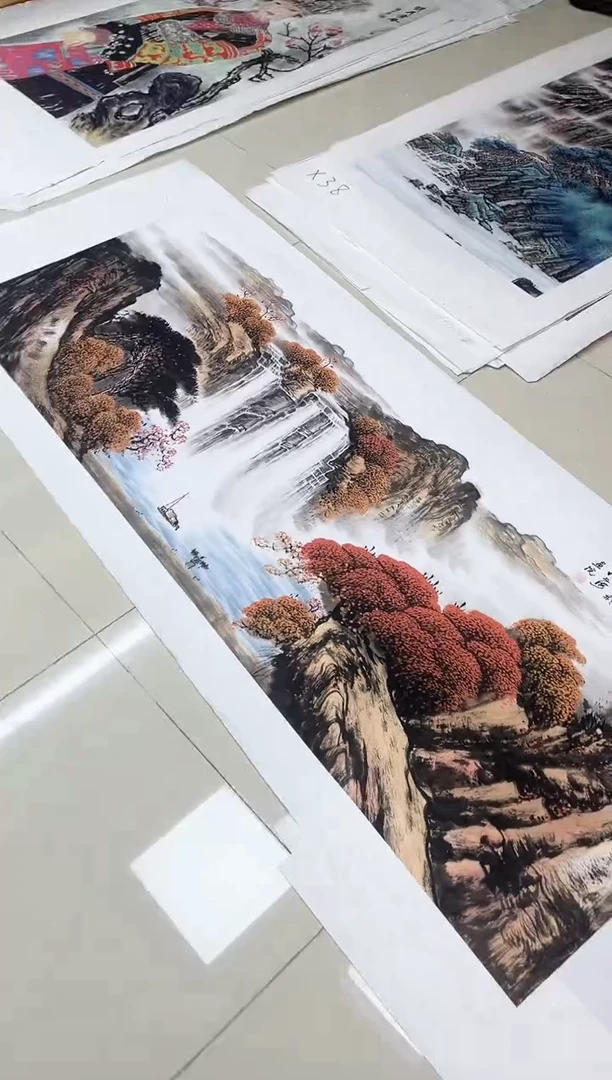 国画九霄甄选国画作品x24