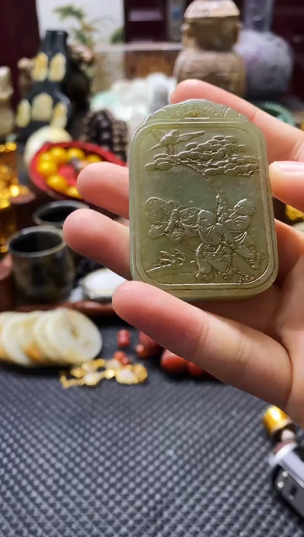 未镶嵌和田玉挂件牌子