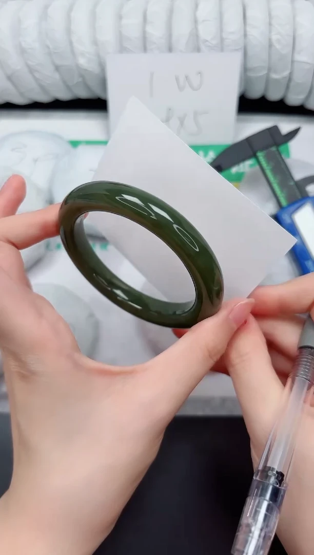 未镶嵌手镯和田玉116-57.5DB