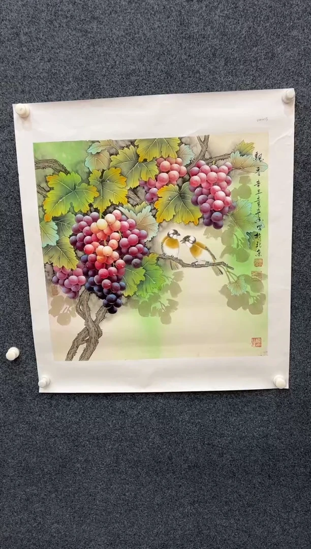 国画黄春香68斗方-25528c12