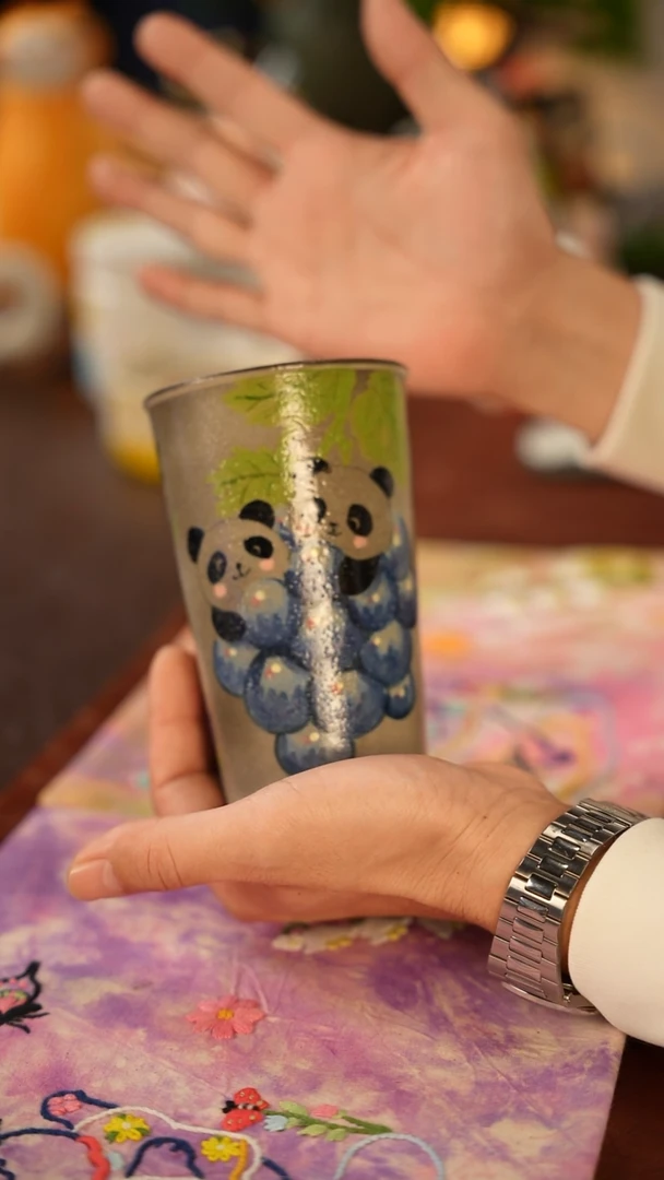 摆件三生有泥景德镇杯