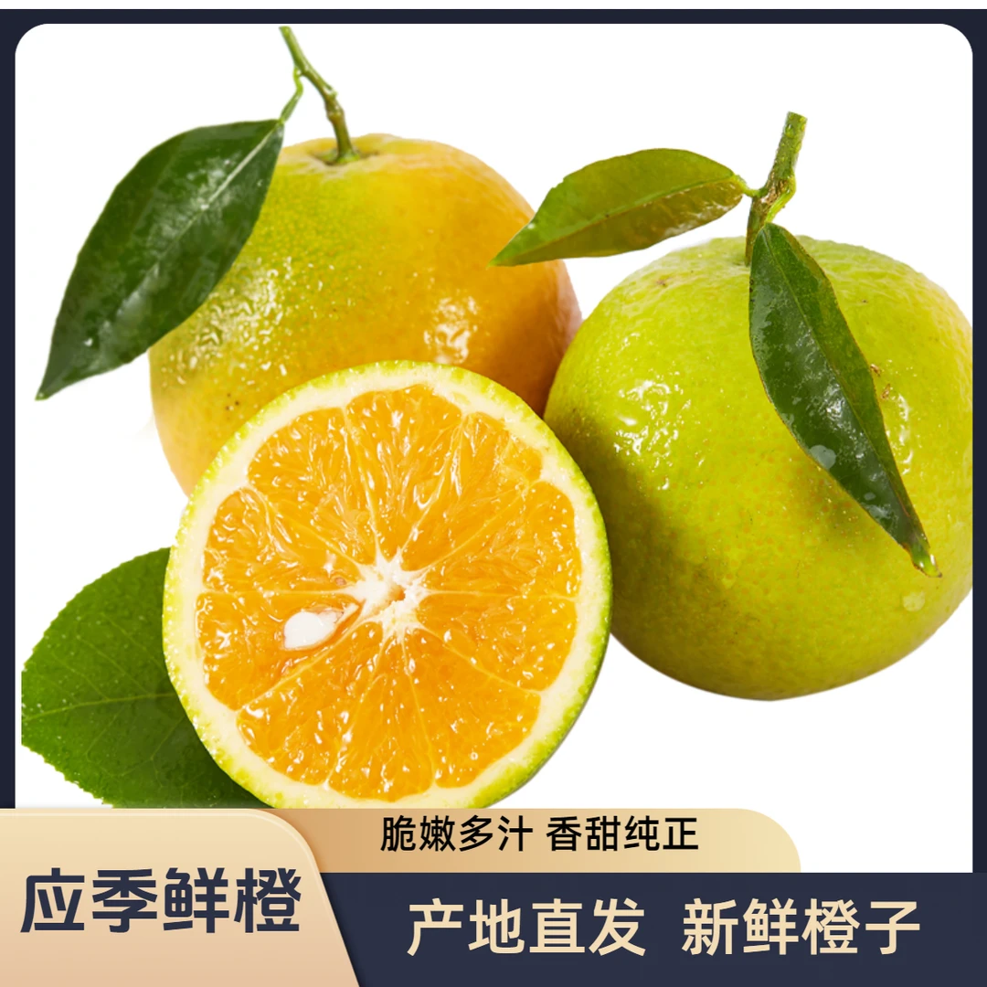 橙子正宗夏橙脐橙新鲜应季鲜橙水果鲜果整箱赣南宜昌产地直发包邮