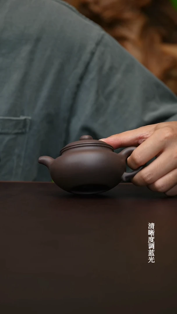 茶壶紫砂宜兴原矿深井老紫泥半手工仿古