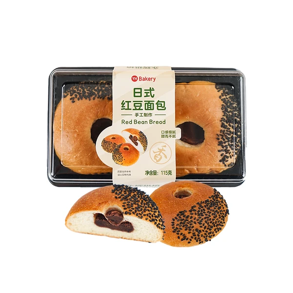 YHBakery日式红豆面包（2粒装） 115g