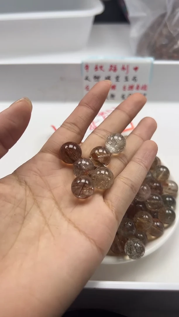 颈饰未镶嵌水晶w2538高品黑*金*超12mm*1颗