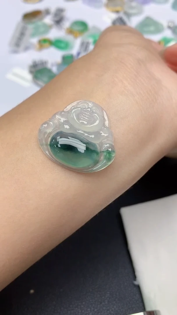 颈饰未镶嵌翡翠天然缅甸a货翡翠百元以上9元证书费自理