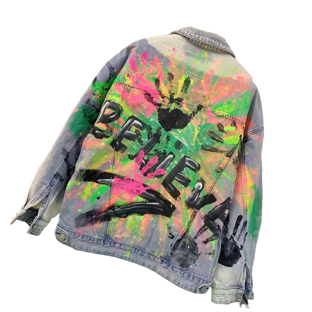 VC5329信自己-2025欧版原创潮个性时尚显瘦洋气休闲男女同款外套