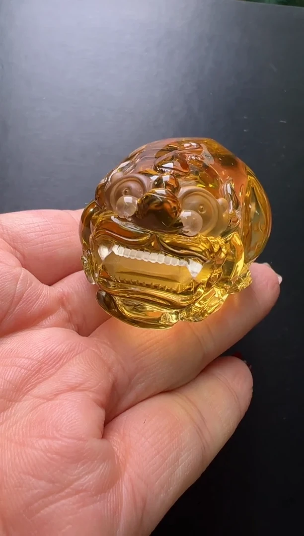 【闪购商品】水晶吊坠未镶嵌黄水晶貔貅大吊坠 JP36108