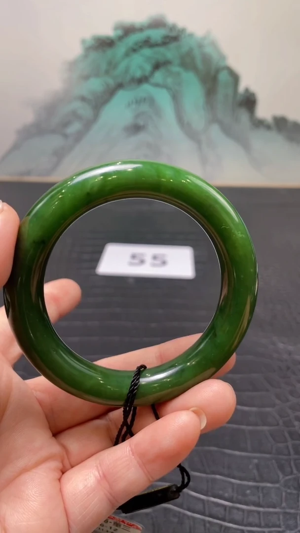 未镶嵌手镯和田玉（碧玉）?****笑55