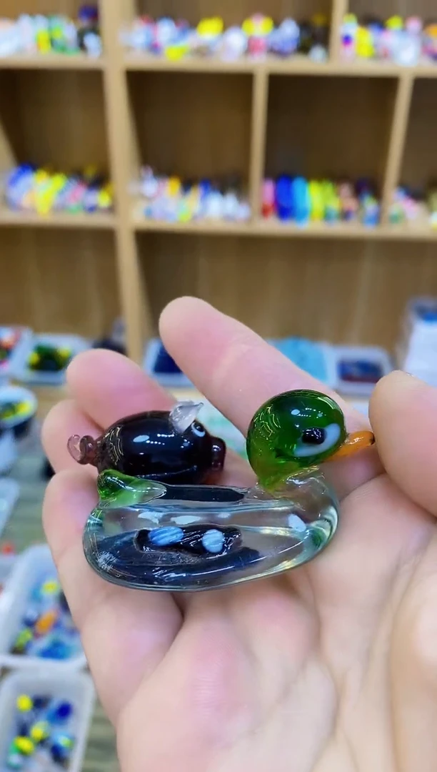 【闪购商品】琉璃手工艺品鸭子+猪