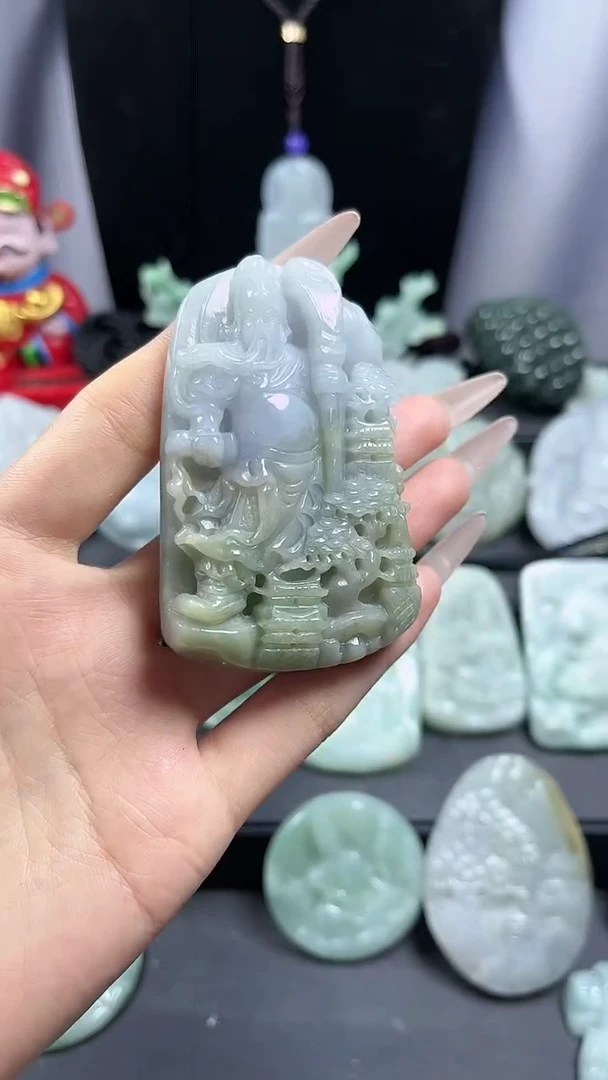 【闪购商品】翡翠颈饰未镶嵌关公