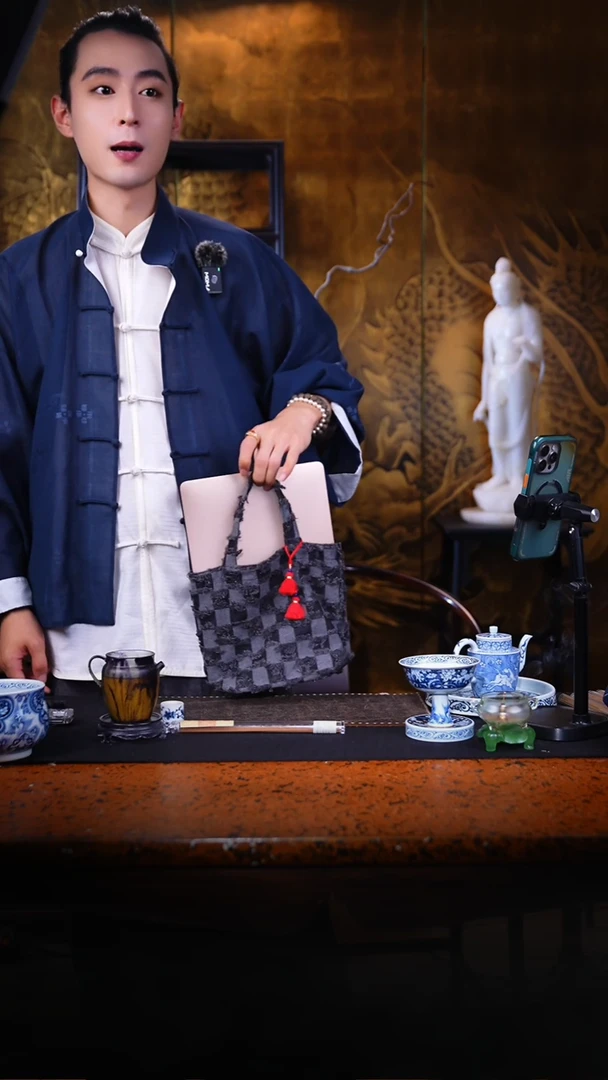 随身布包-棋盘格