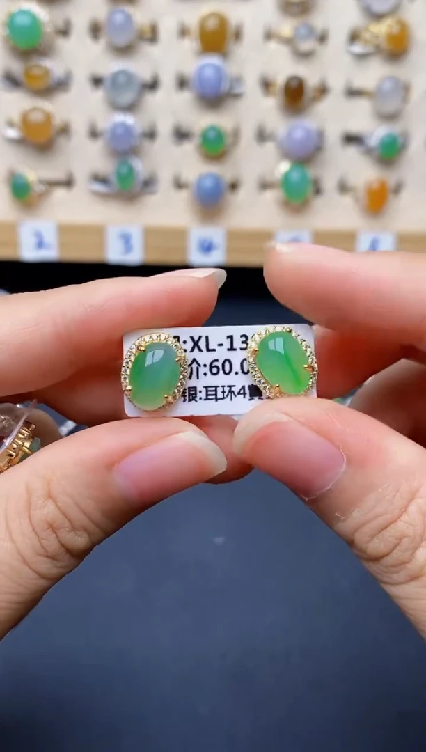 银S925镶嵌戒指翡翠2059