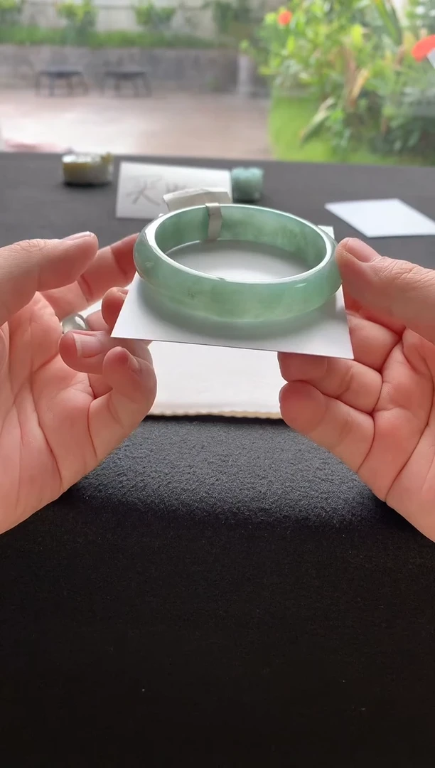 未镶嵌手镯翡翠55.7正圈买断A5732