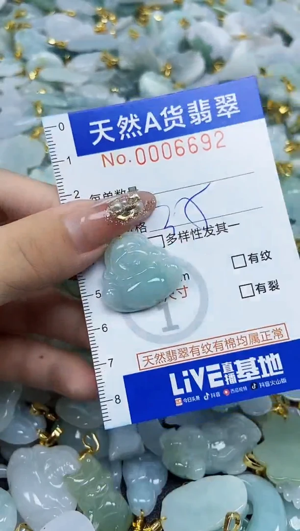 翡翠未镶嵌颈饰天然A货翡翠