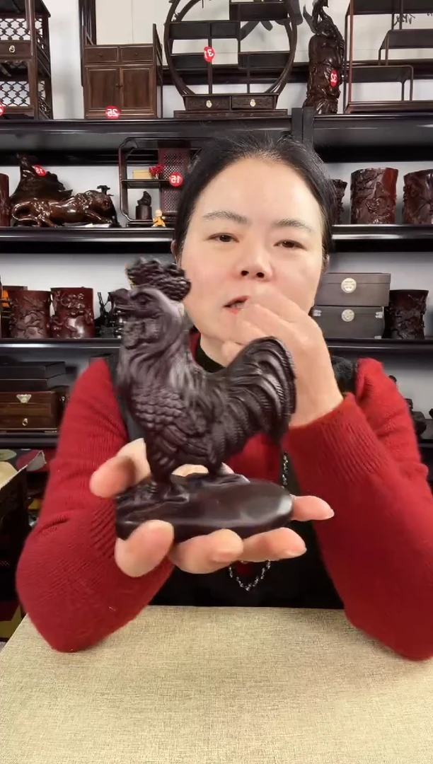 木小鸡老李红木工艺品