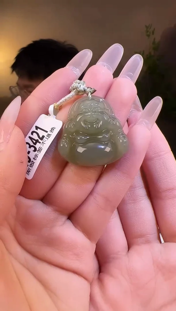 【闪购商品】和田玉颈饰未镶嵌佛公3421
