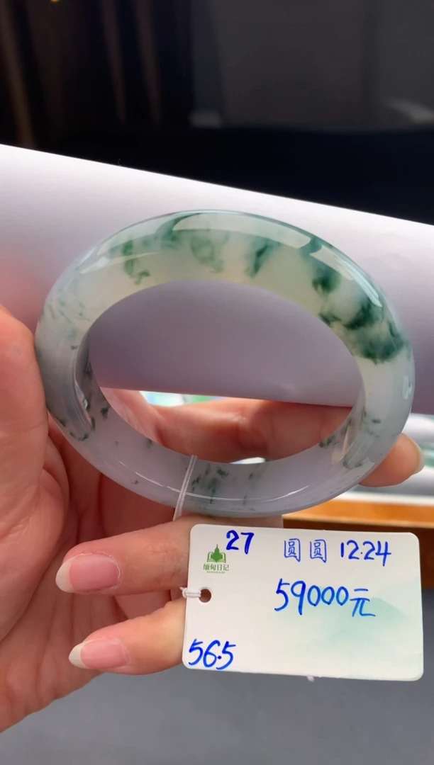 未镶嵌手镯翡翠翡翠自带#送人#，假一赔三