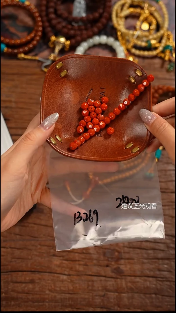 未镶嵌手串南红玛瑙陪****白屾山出品