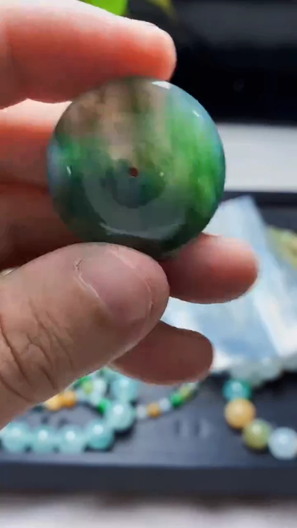 未镶嵌定制翡翠蓬***?毛货需精细抛光拍一发一（多样性发货）