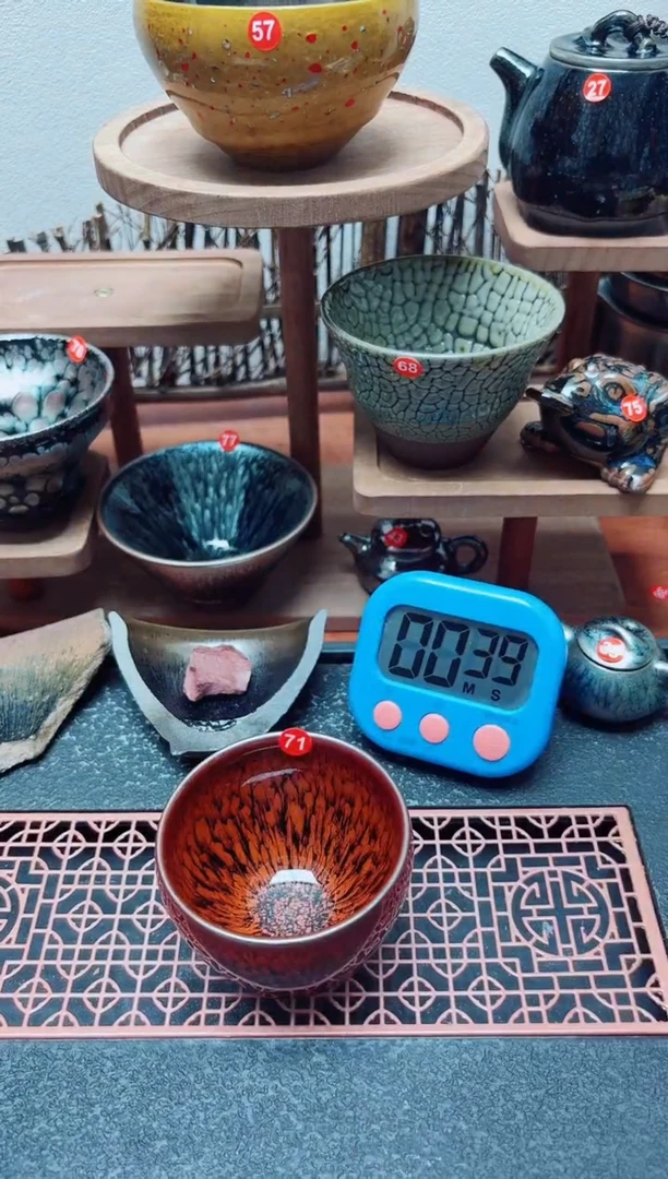 茶盏待****腰71号建盏工匠茶器