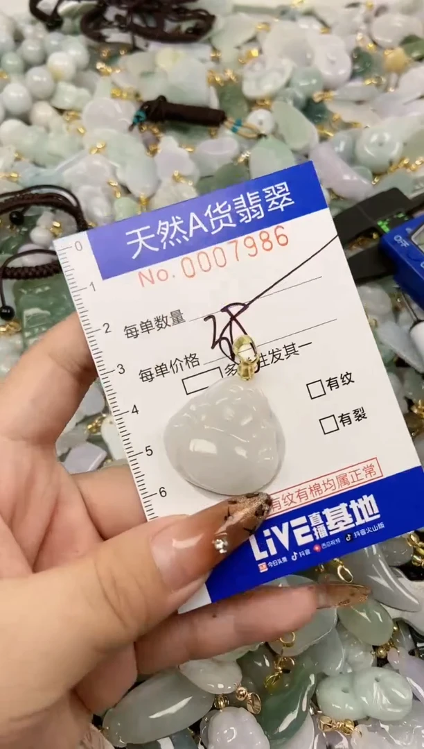 【闪购商品】翡翠颈饰未镶嵌天然A货翡翠