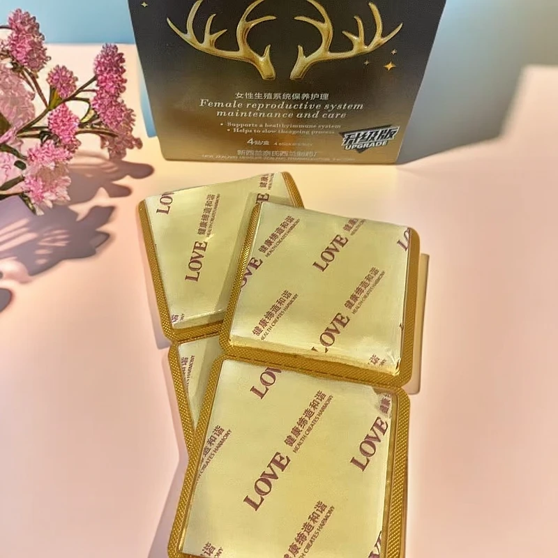 【升级版雪莲贴4贴/盒】奈氏西兰-鹿鹿干包包雪莲养护贴-5154